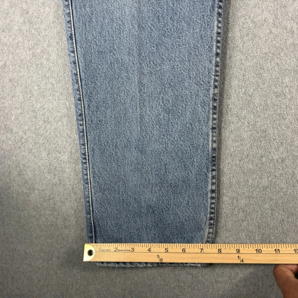 Vintage Levis 545 Jeans Mens 34x32 Loose Fit Straight Tapered 90s Orange Tab